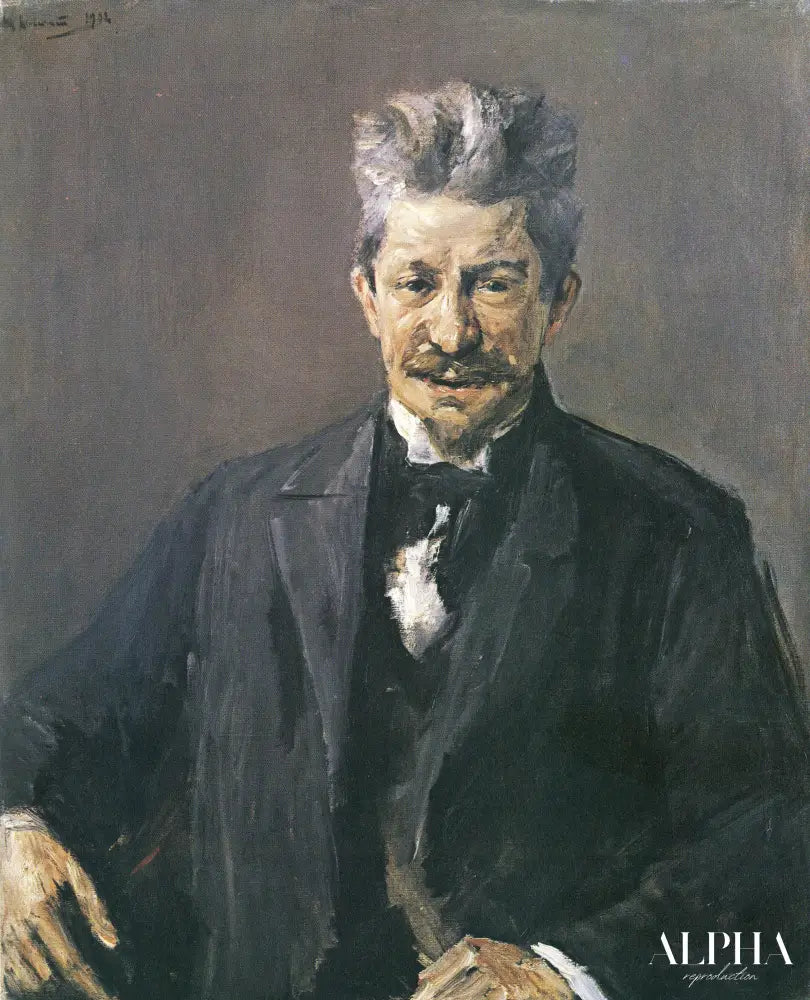 Portrait de Georg Brandes - Max Liebermann - Reproductions de tableaux et peintures haut de gamme