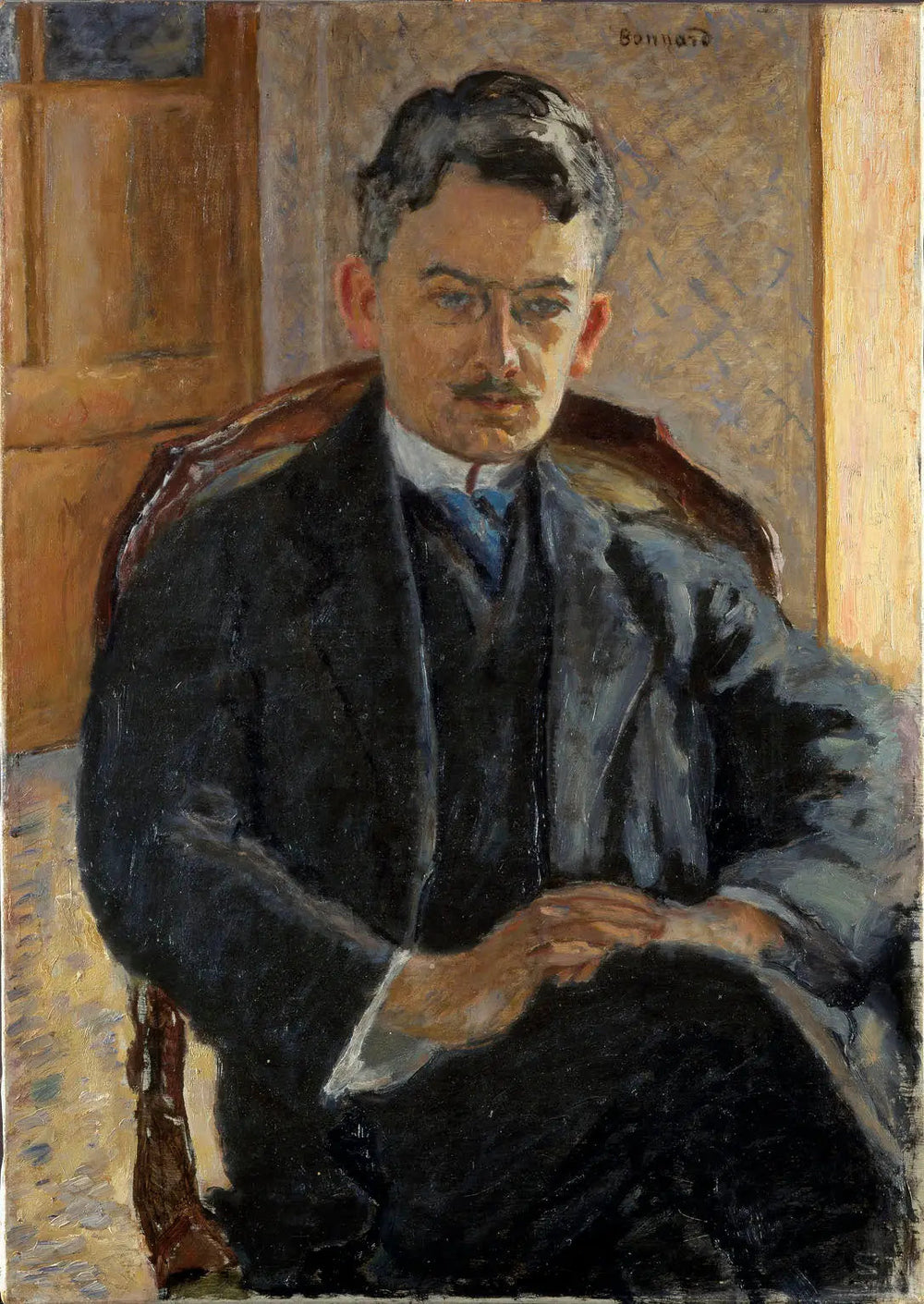Portrait de George Besson - Pierre Bonnard image 1 reproduction de peinture à l’huile