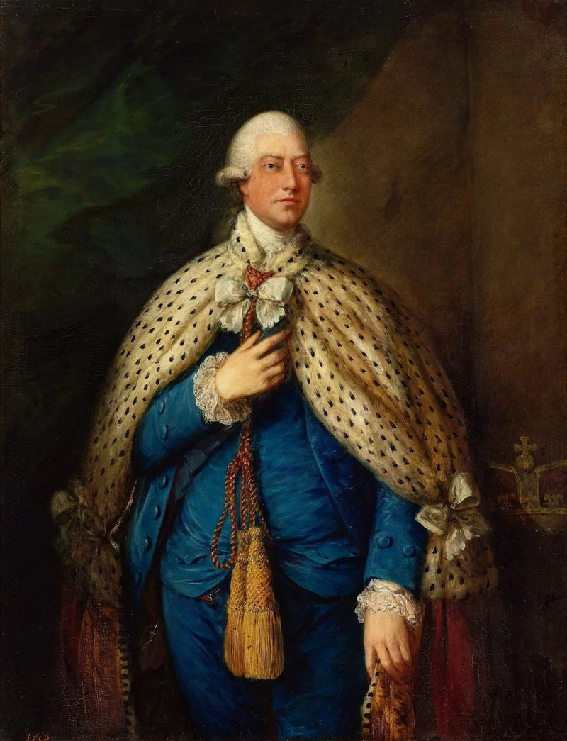 Portrett av Georg III fra Storbritannia i parlamentsklær - Thomas Gainsborough

Source:
Portrait de George III du Royaume-Uni dans des robes parlementaires - Thomas Gainsborough