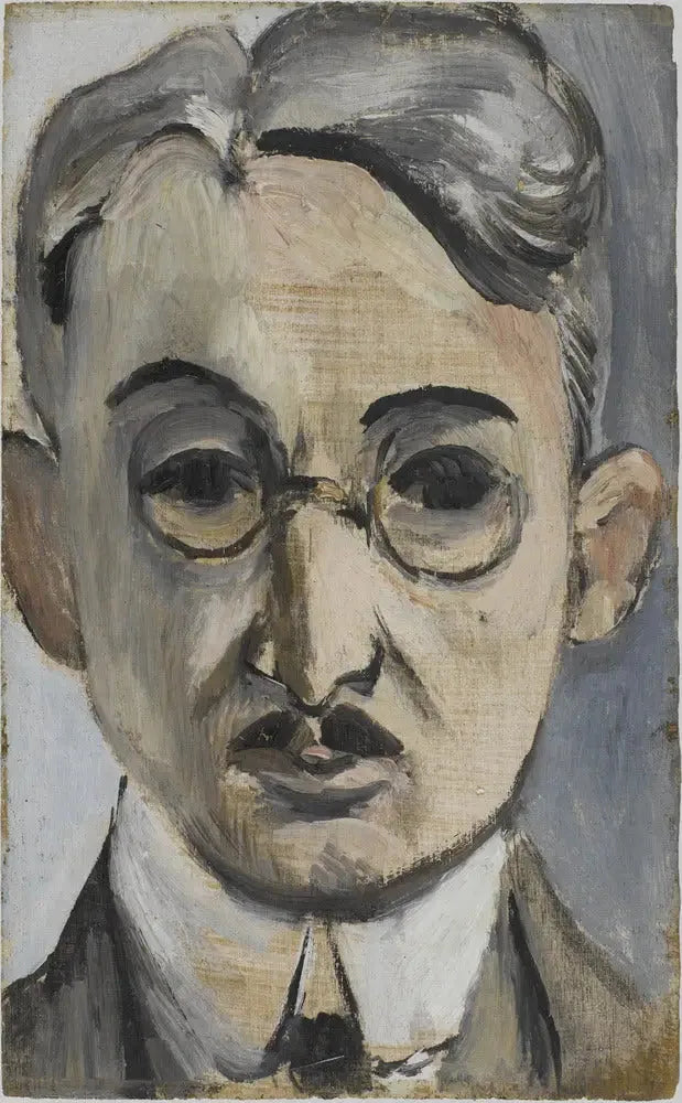Portrett av Georges Besson med briller - Henri Matisse