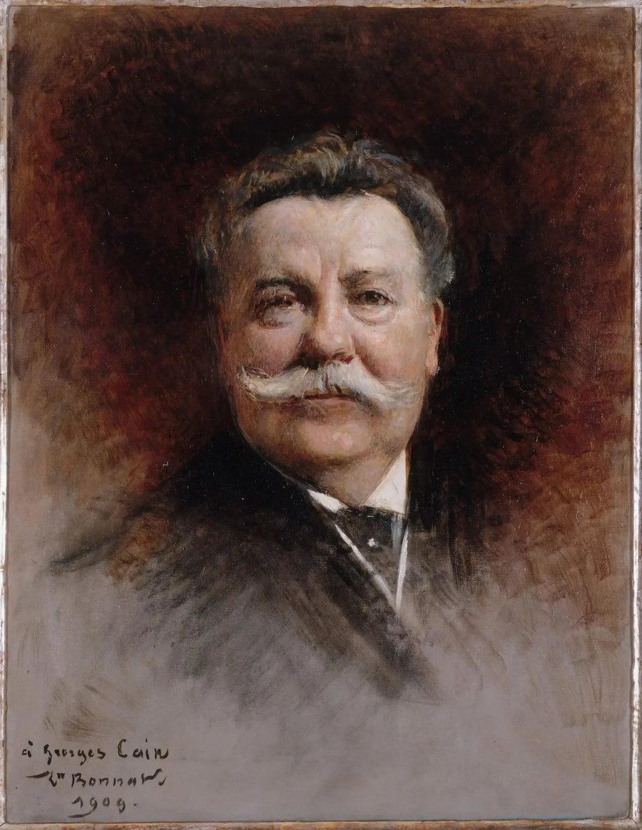 Portrett av Georges Cain (1853-1919), maler og litterat - Léon Bonnat