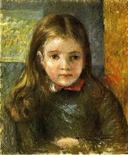 Portrett av Georges Pissarro - Camille Pissarro