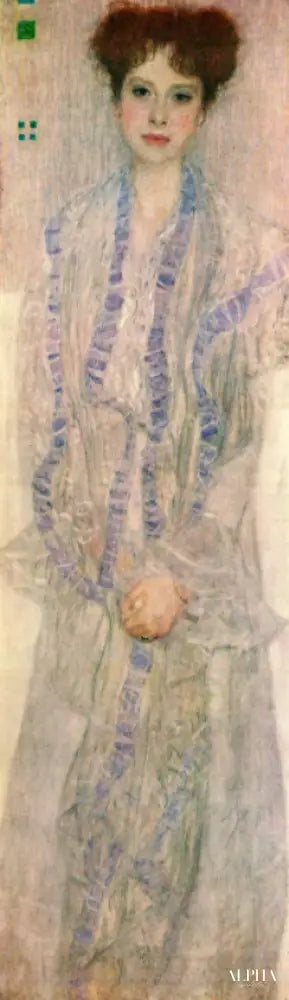 Portrait de Gertha Felssovanyi - Gustav Klimt - Reproductions de tableaux et peintures haut de gamme