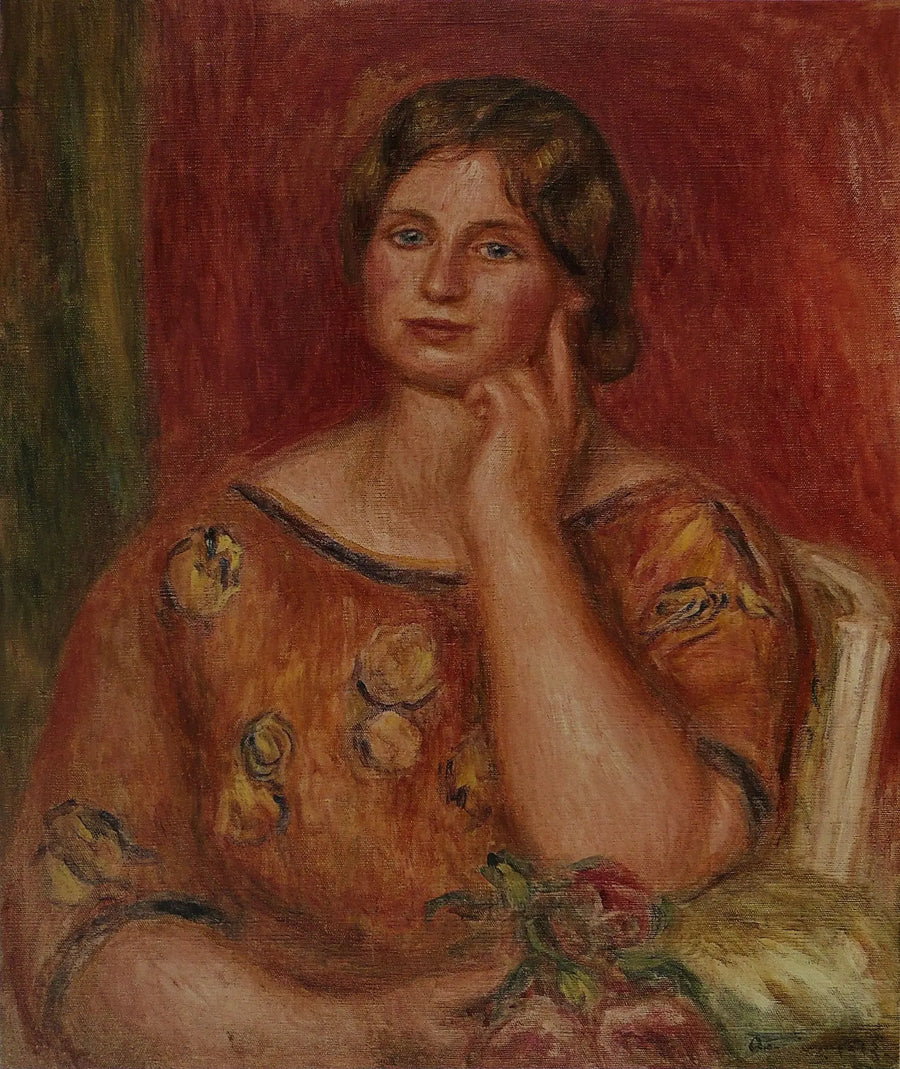 Portrett av Gertrude Osthaus - Pierre-Auguste Renoir