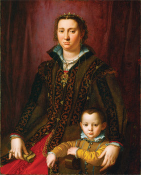 Portrett av Giovanna Chevara og Giovanni Montalvo - Bronzino