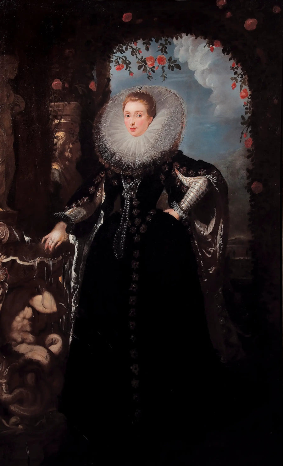Portrett av Giovanna Spinola Pavese - Peter Paul Rubens