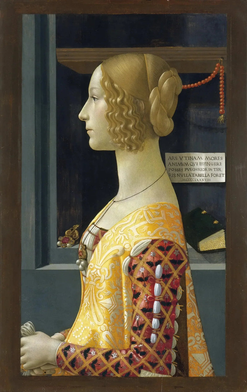 Portrett av Giovanna Tornabuoni - Domenico Ghirlandaio