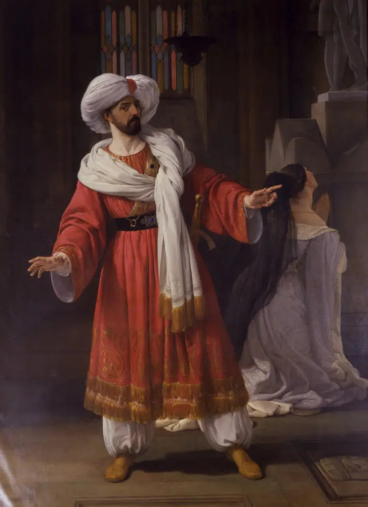 Portrett av Giovanni David som Alessandro i Gli arabi nelle Gallie av Pacini - Francesco Hayez

Source:
Portrait de Giovanni David en Alessandro dans Gli arabi nelle Gallie de Pacini - Francesco Hayez