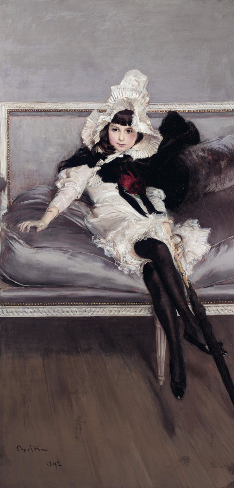 Portrett av Giovinetta Errazuriz (Josefina Errázuriz Alvear) - Giovanni Boldini