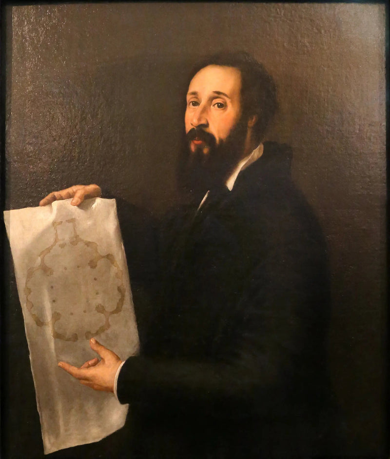 Portrett av Giulio Romano - Titian