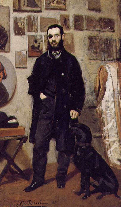 Portrett av Giuseppe Abbati - Giovanni Boldini