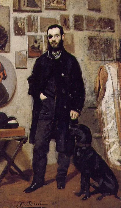 Portrett av Giuseppe Abbati - Giovanni Boldini
