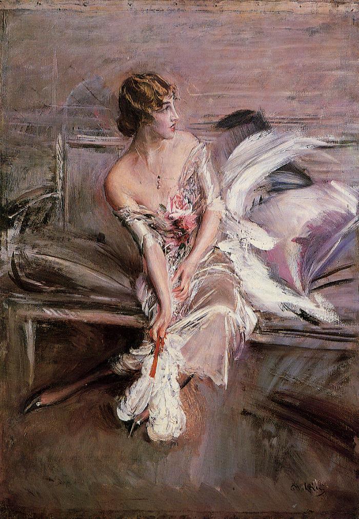 Portrett av Gladys Deacon - Giovanni Boldini