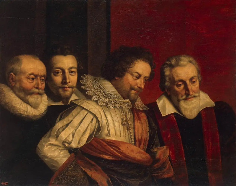 Gruppereferat av fire medlemmer av Paris-rådet (fragment av det tapte maleriet) - Frans Pourbus den Yngre

Source:
Portrait de groupe de quatre membres du Conseil de Paris (fragment du tableau perdu) - Frans Pourbus the Younger