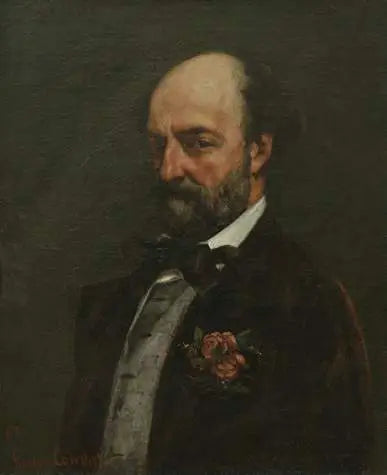 Portrett av Gustave Matthieu - Gustave Courbet
