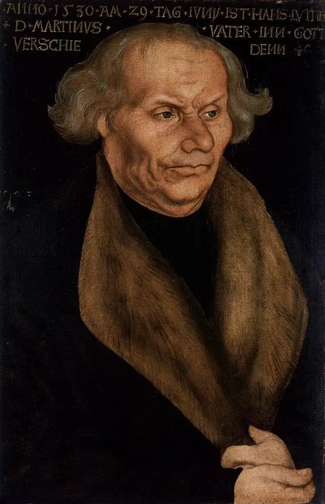 Portrett av Hans Luther, Luthers far - Lucas Cranach den eldre