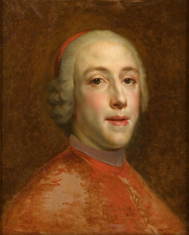 Portrett av Henri Édouard Stuart, kardinal hertug av Yorck - Anton Raphael Mengs