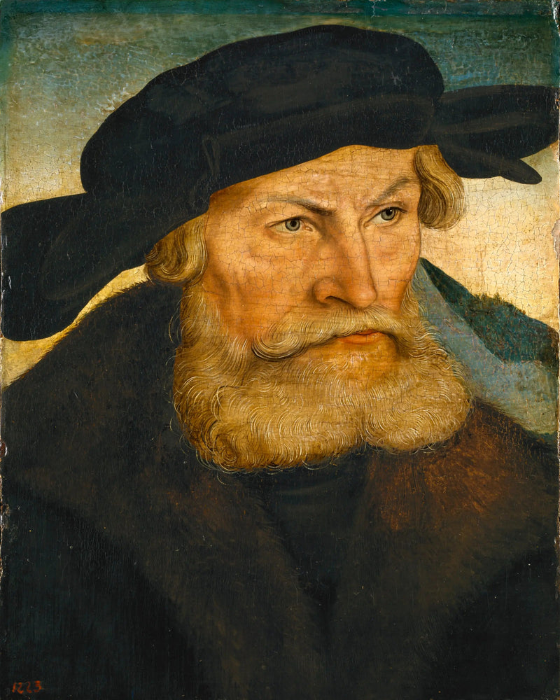 Portrett av Henri den fromme - Lucas Cranach den eldre
