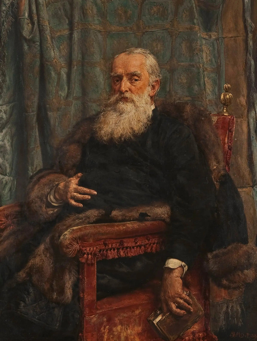 Portrait de Henryk Krajewski - Jan Matejko image 1 tableau peint à l’huile sur toile