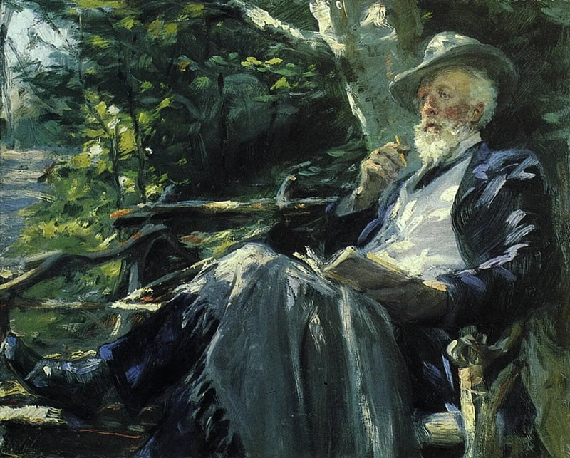 Portrett av Holger Drachmann - Peder Severin Krøyer