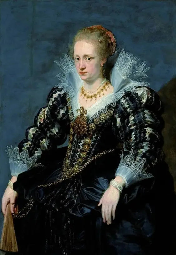 Portrett av Jacqueline de Caestre. - Peter Paul Rubens