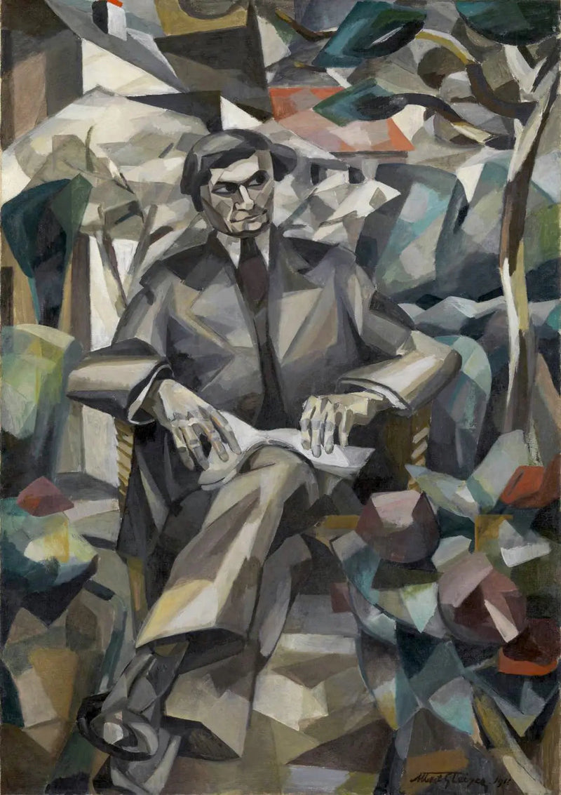 Portrett av Jacques Nayral - Albert Gleizes
