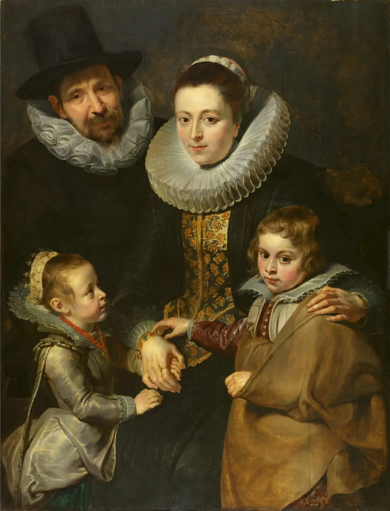 Portrett av Jan Brueghel den eldre og hans familie - Peter Paul Rubens