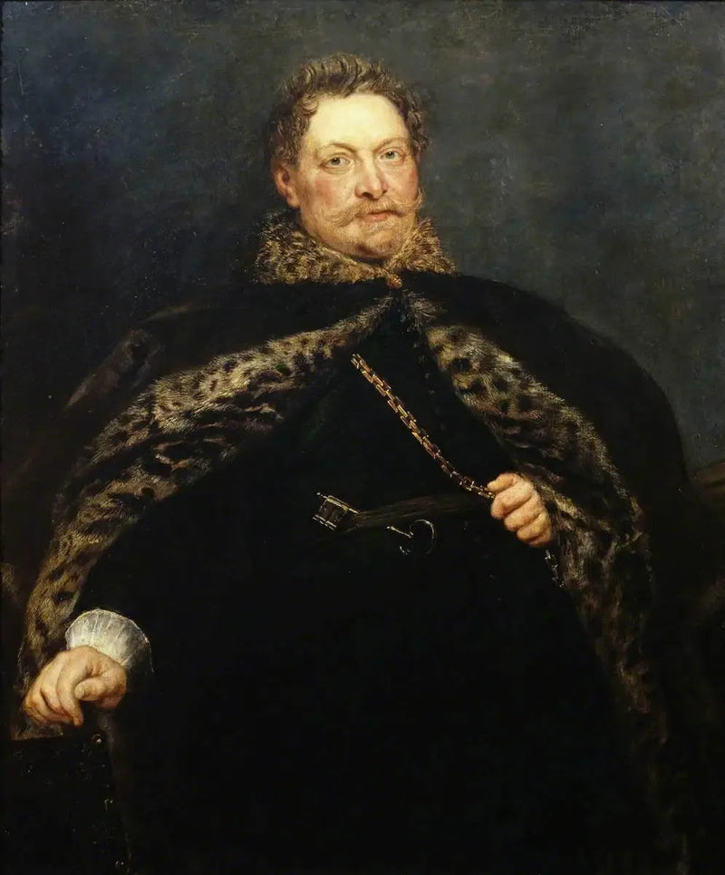 Portrett av Jan van Montfort (1596-1649) - Peter Paul Rubens