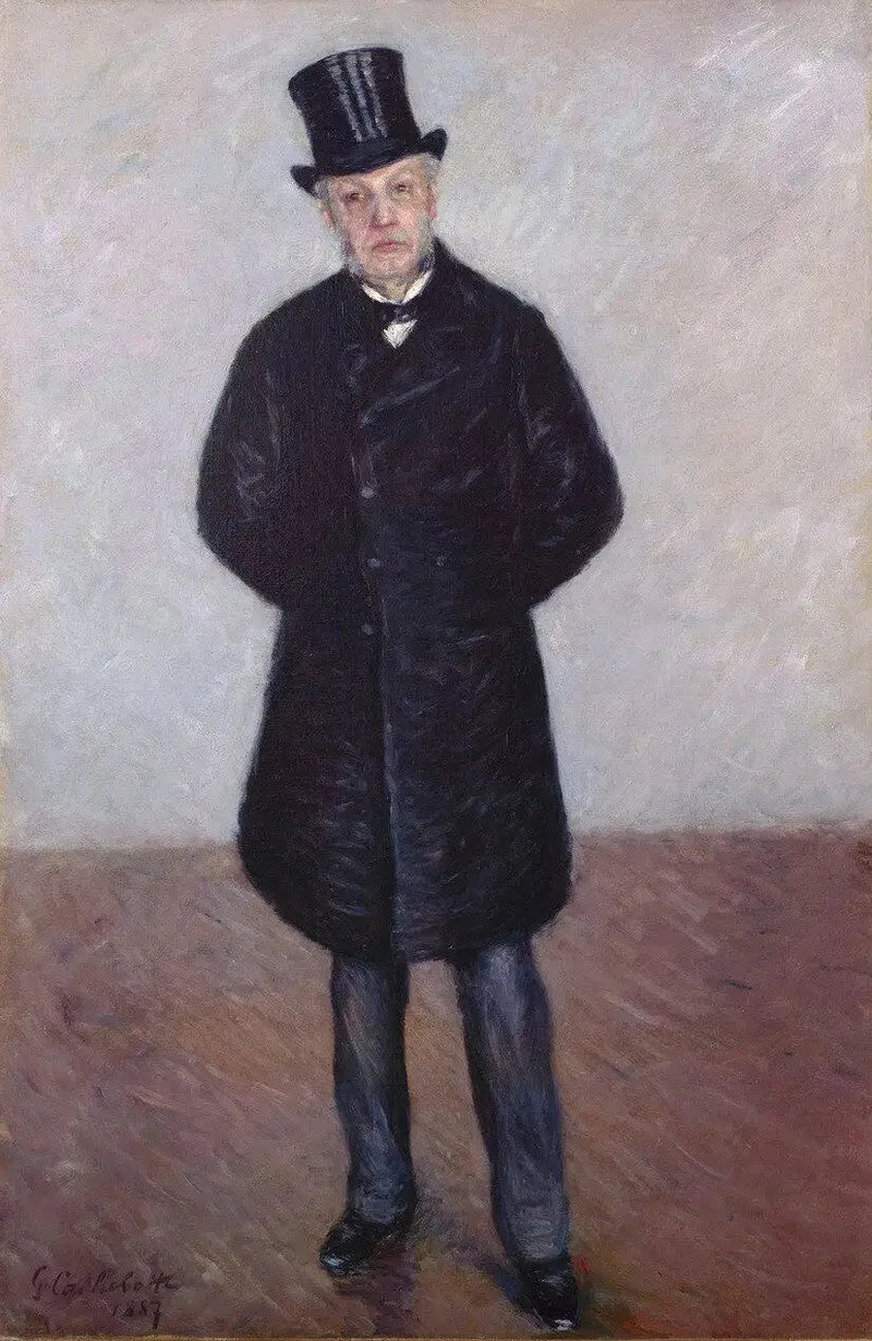 Portrett av Jean Daurelle i helfigur - Gustave Caillebotte
