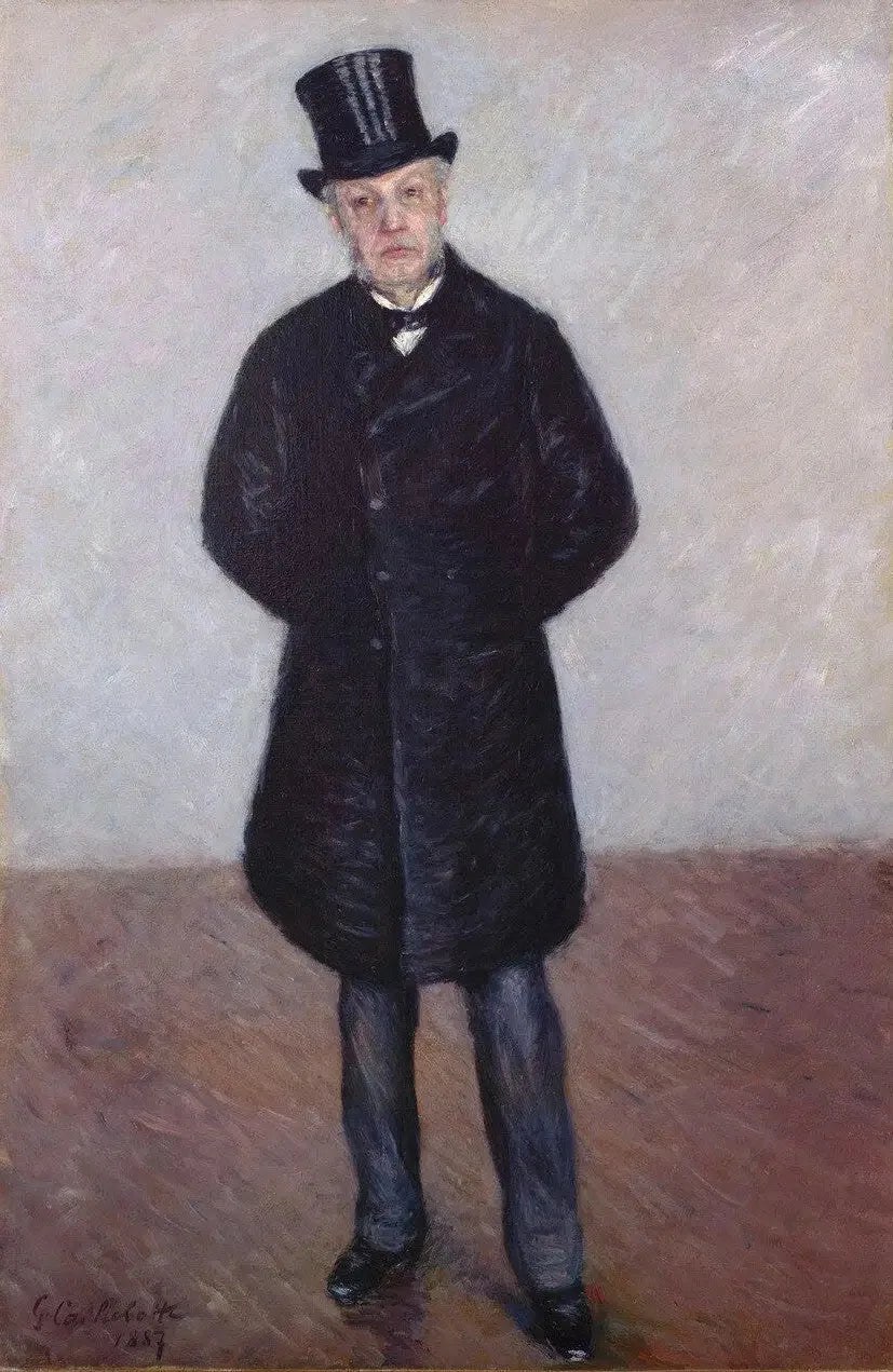 Portrett av Jean Daurelle i helfigur - Gustave Caillebotte