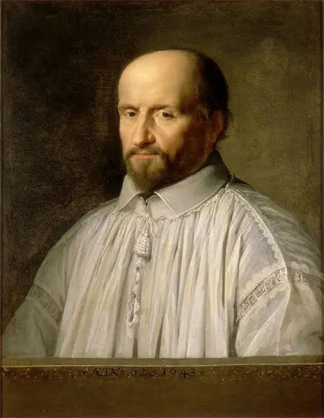 Portrett av Jean Duvergier de Hauranne, abbed av Saint-Cyran - Philippe de Champaigne