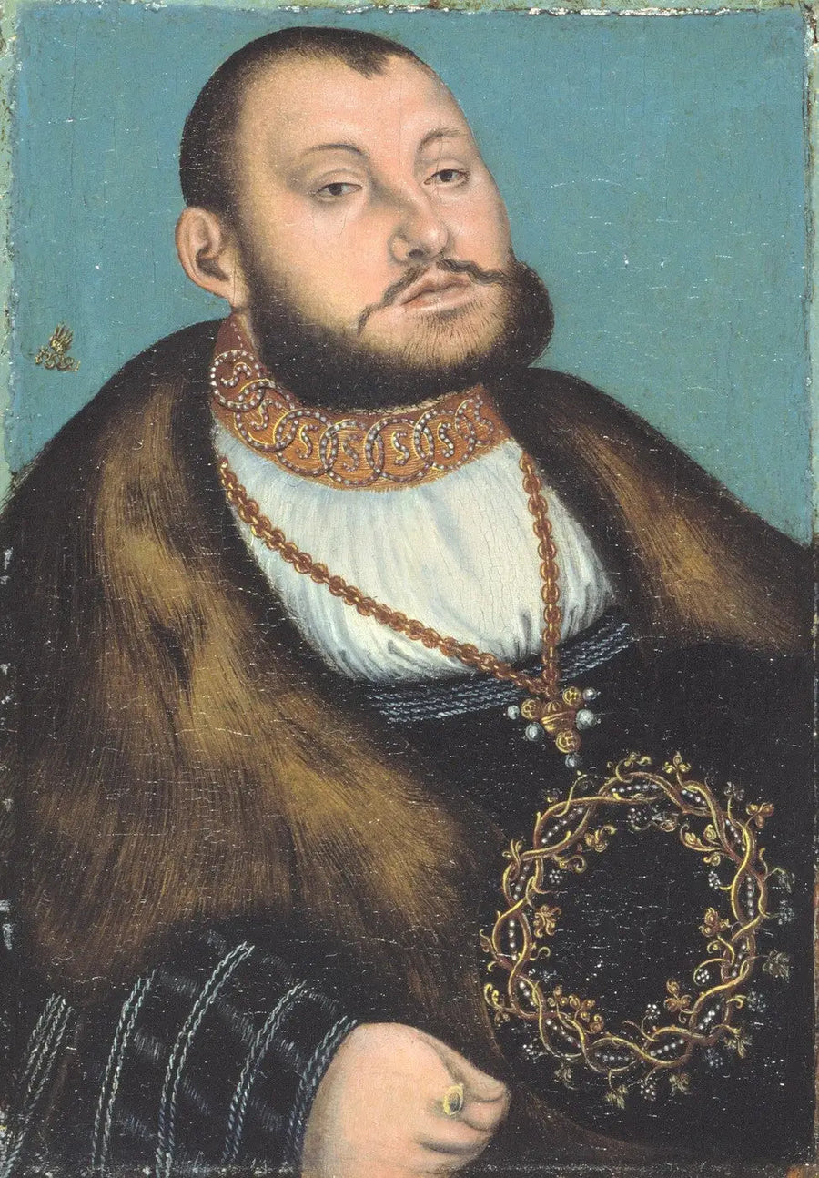 Portrett av Jean-Frédéric I den Store - Lucas Cranach den eldre