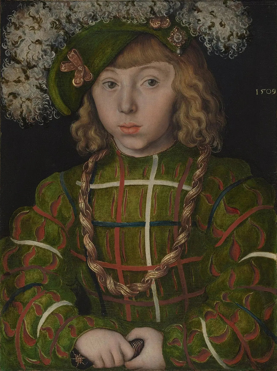 Portrett av Jean-Fredrik I av Sachsen - Lucas Cranach den eldre