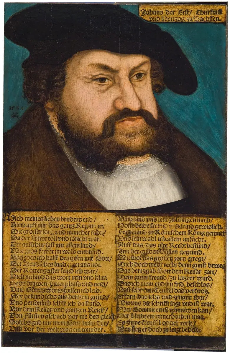 Portrett av Jean I av Sachsen - Lucas Cranach den eldre