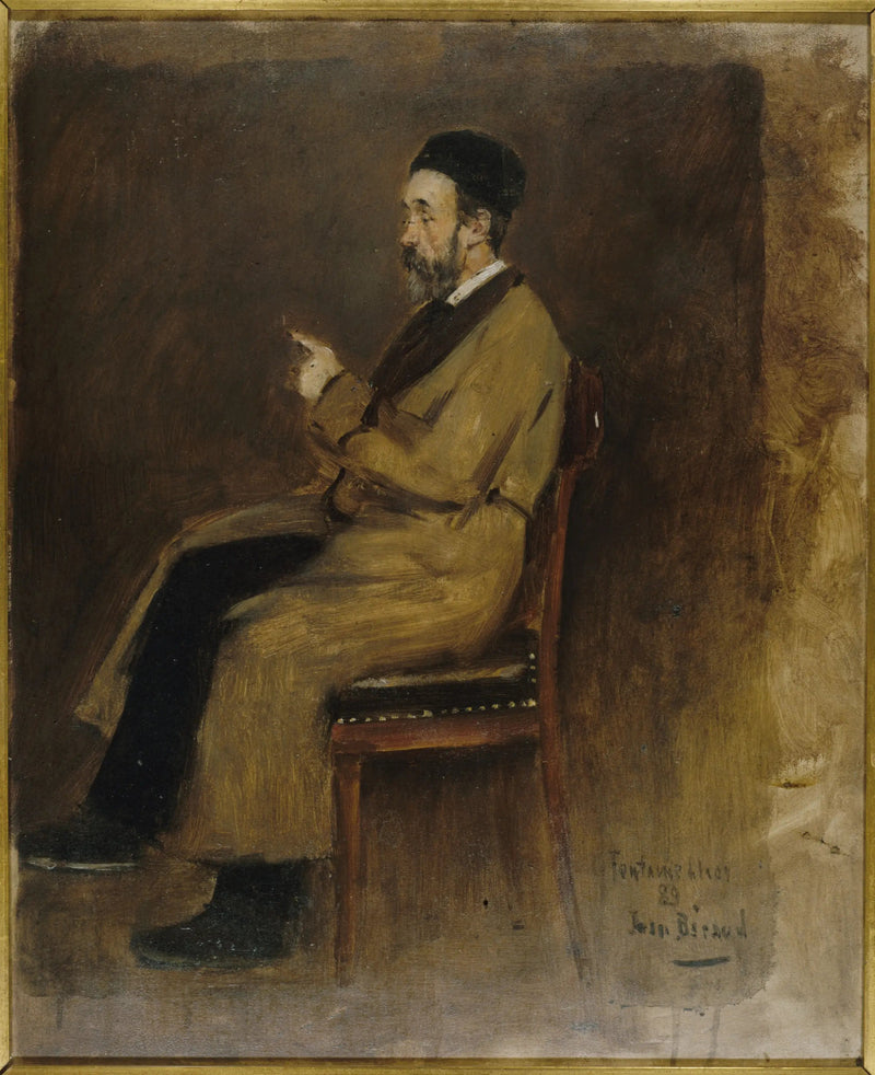 Portrett av Jean-Jacques Weiss (1827-1891), redaktør ved 