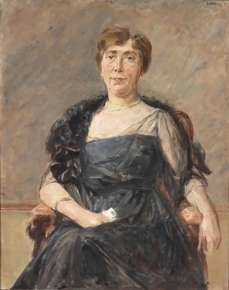 Portrett av Jeanette Cornelia A. Onnes van Nijenrode-Cockuijt (1883-1936) - Max Liebermann