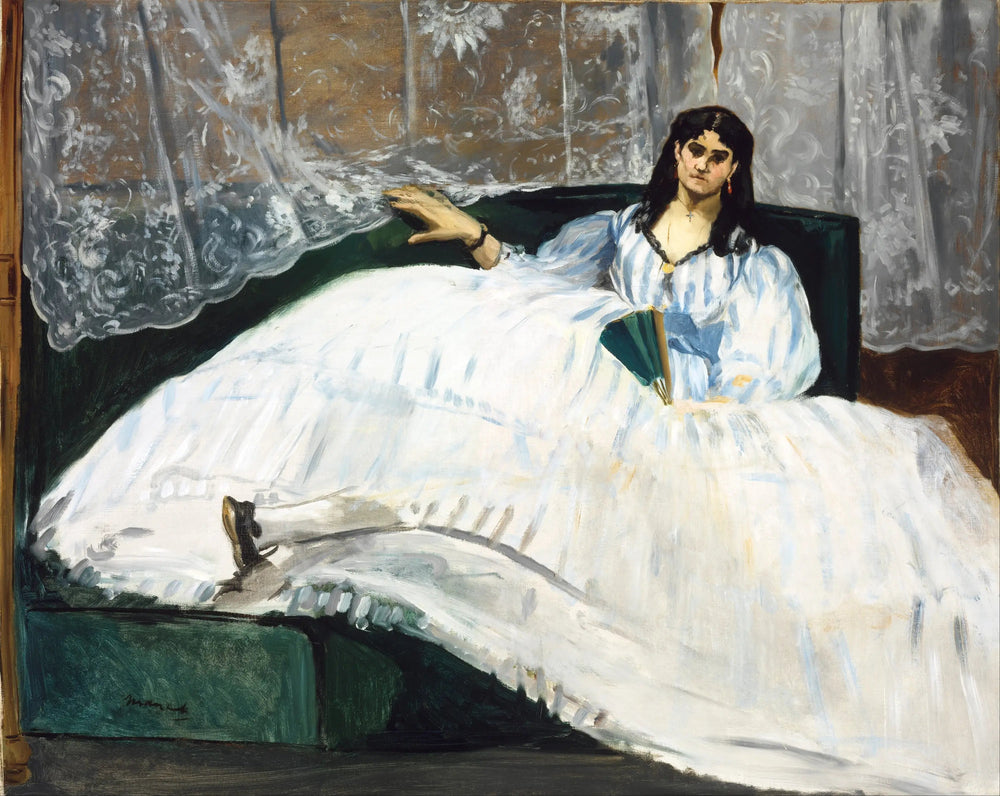 Portrait de Jeanne Duval - Édouard Manet image 1 reproduction d’œuvre d’art à l’huile