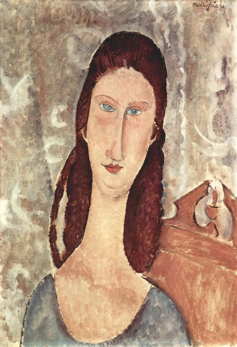 Portrett av Jeanne Hébuterne - Amedeo Modigliani