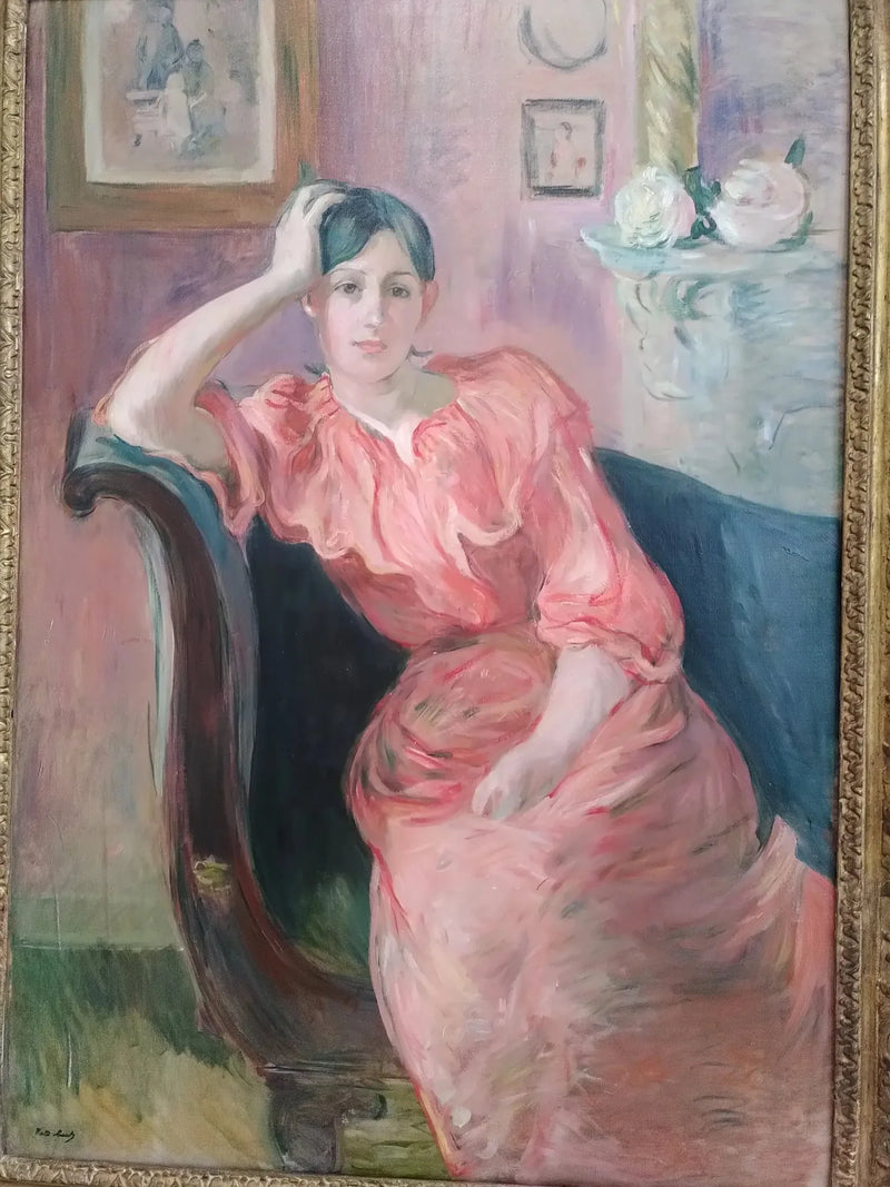 Portrett av Jeanne Pontillon - Berthe Morisot