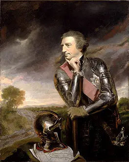 Portrett av Jeffrey Amherst (1717-1797), britisk general - Joshua Reynolds