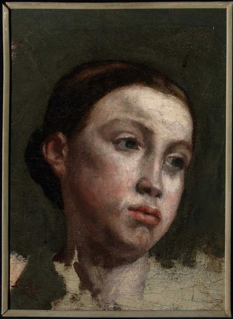 Portrett av en ung kvinne - Gustave Courbet