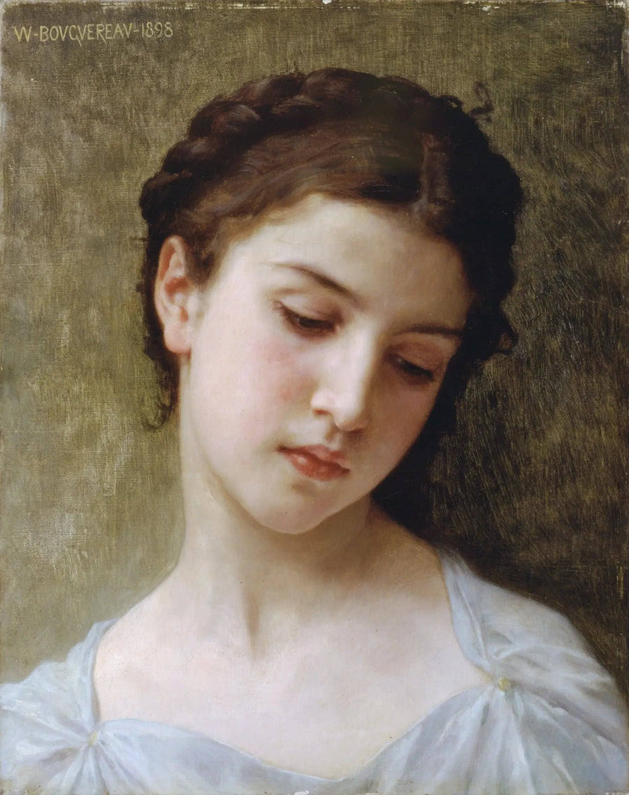 Portrett av ung jente - Bouguereau