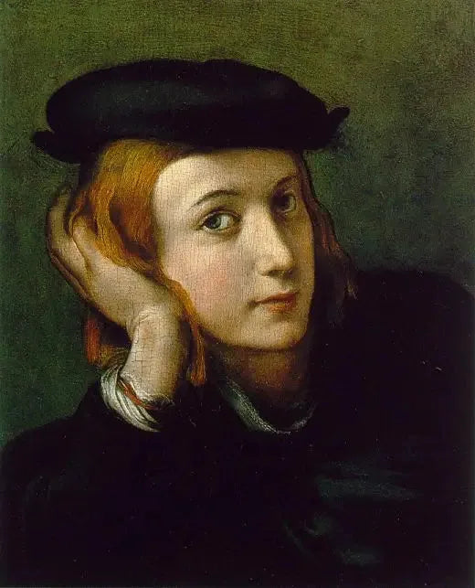 Portrett av en ung mann - Antonio da Correggio
