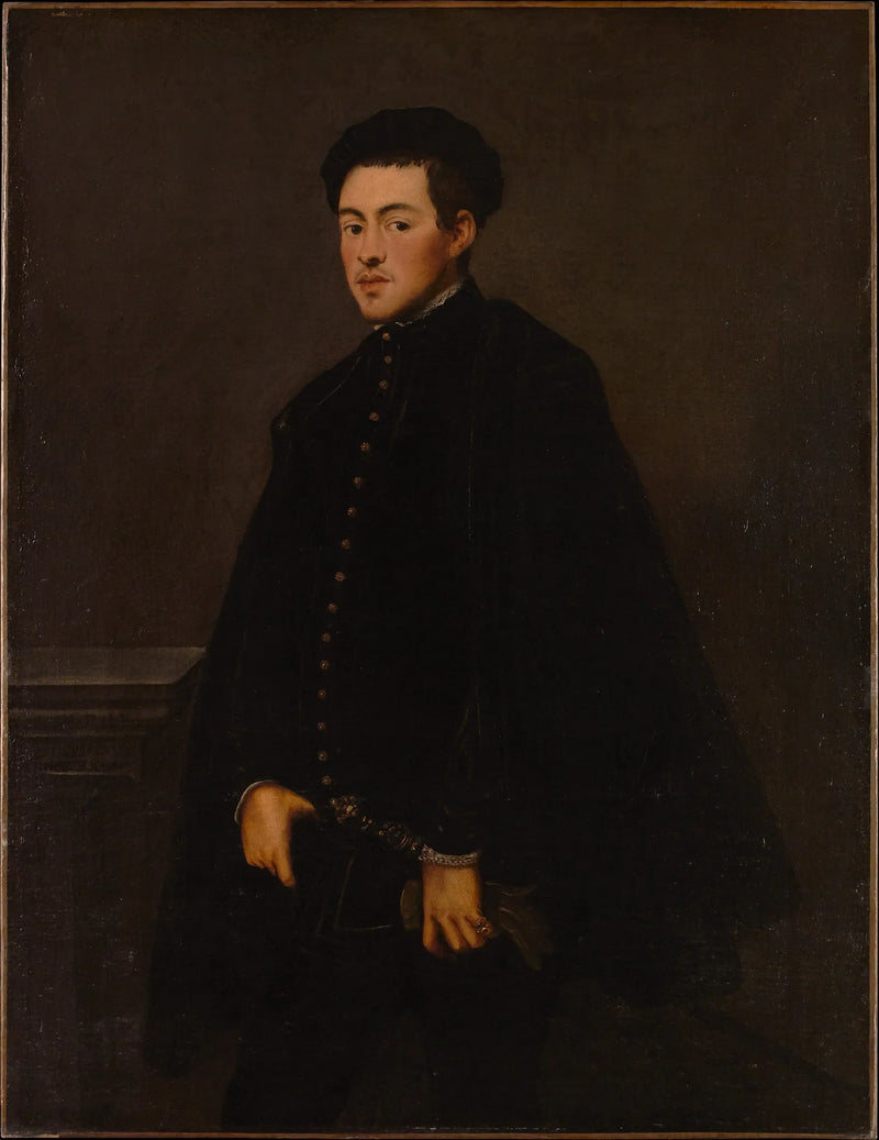 Portrett av en ung mann - Jacopo Tintoretto