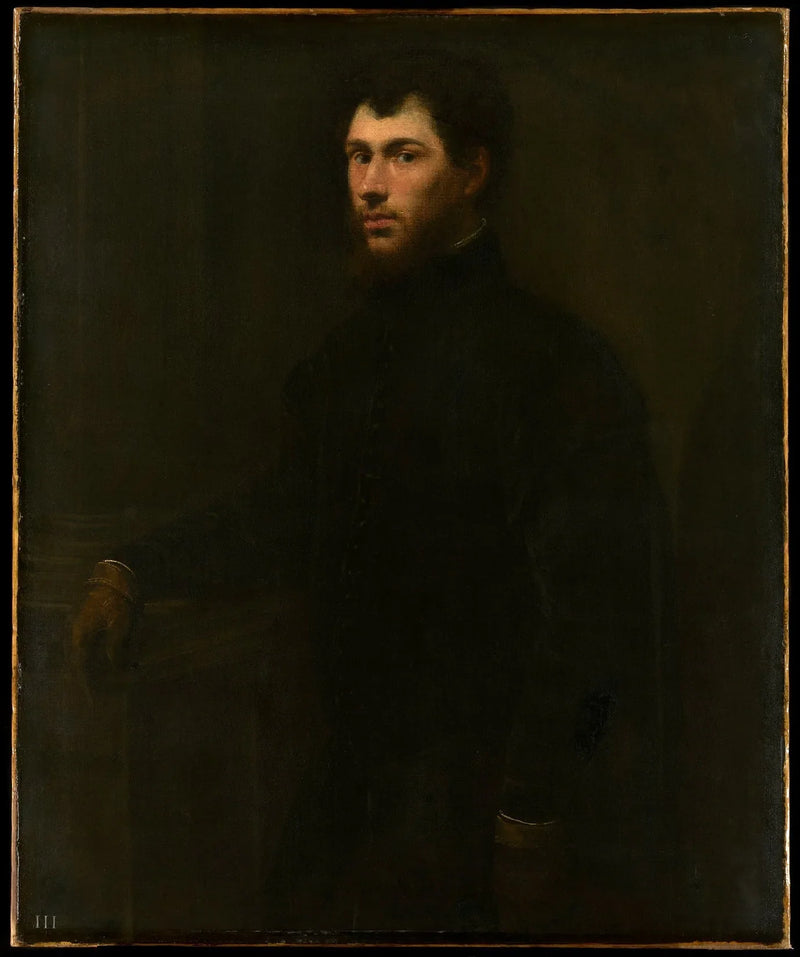 Portrett av en ung mann - Jacopo Tintoretto