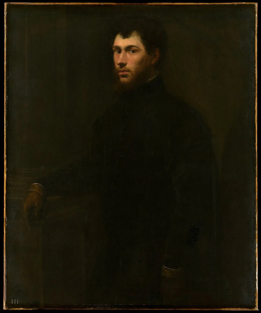 Portrett av en ung mann - Jacopo Tintoretto
