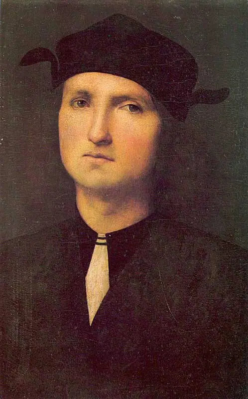 Portrett av en ung mann - Pietro Perugino