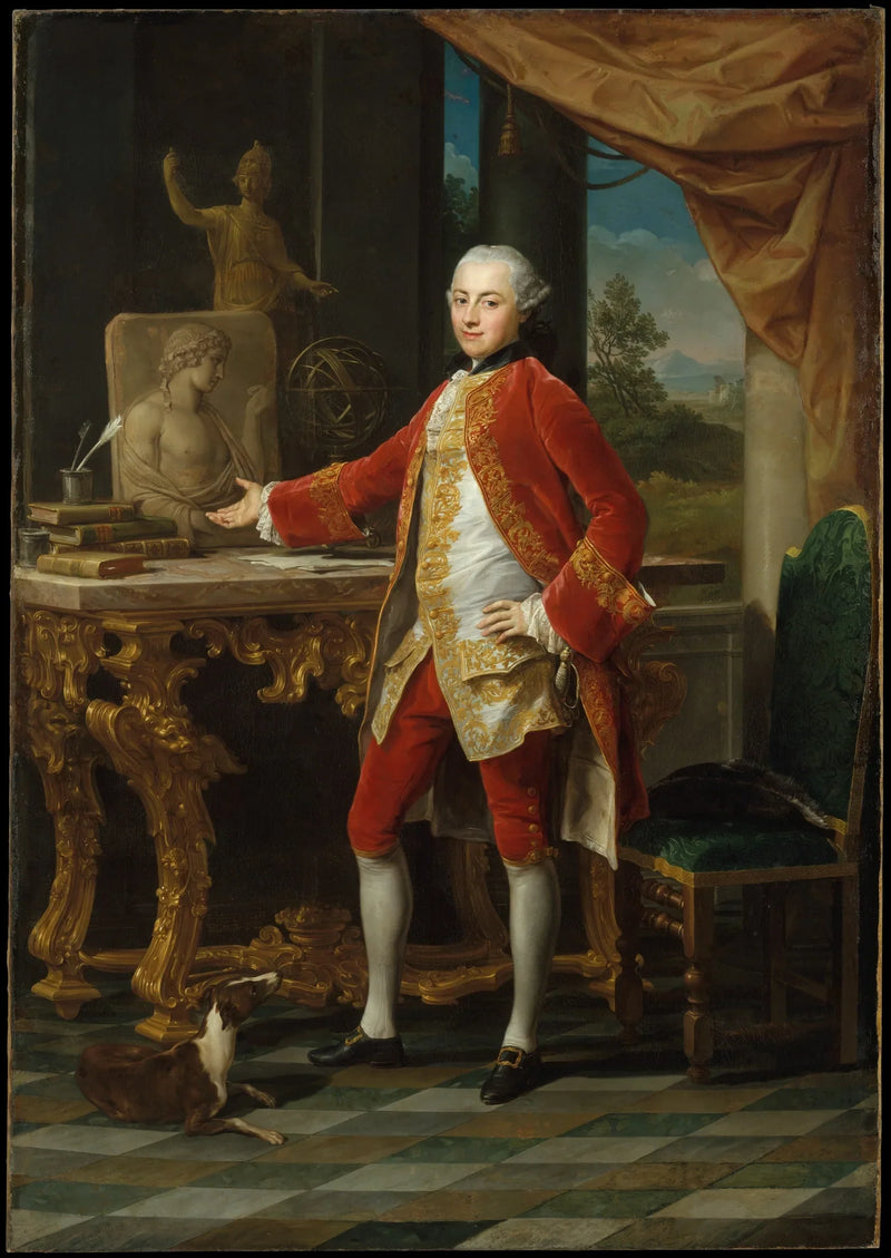Portrett av en ung mann - Pompeo Batoni