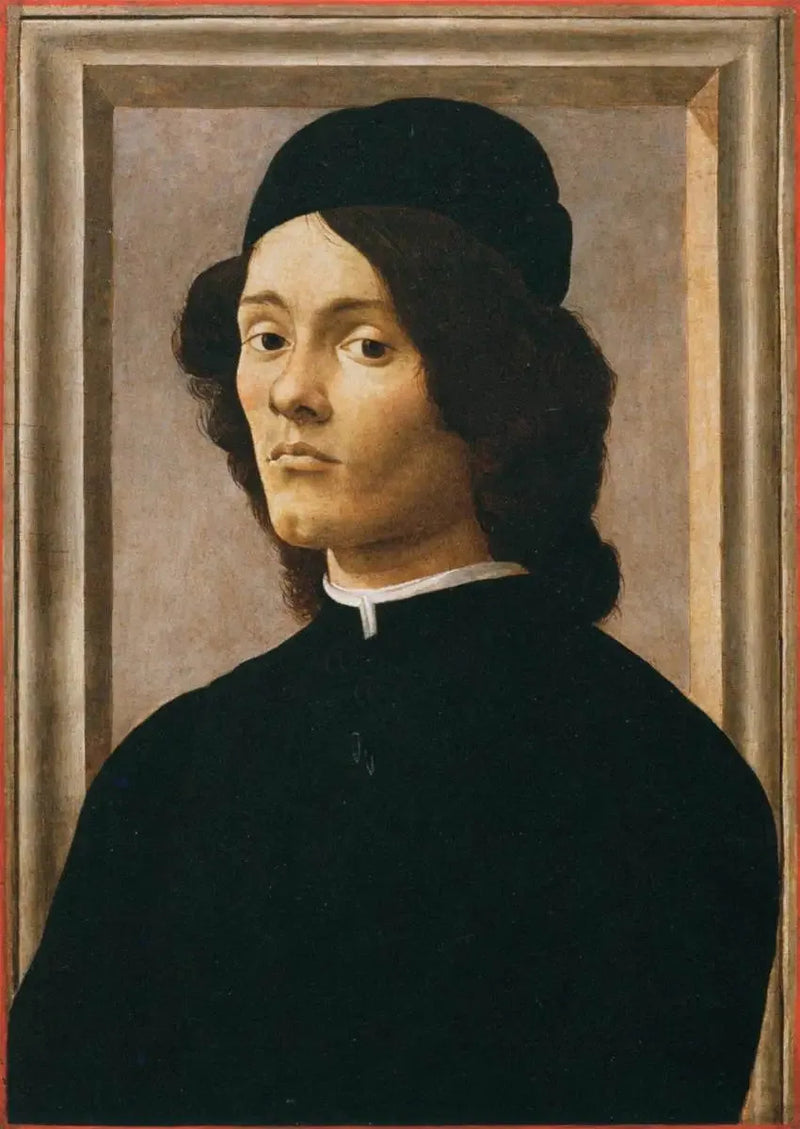 Portrett av ung mann - Sandro Botticelli