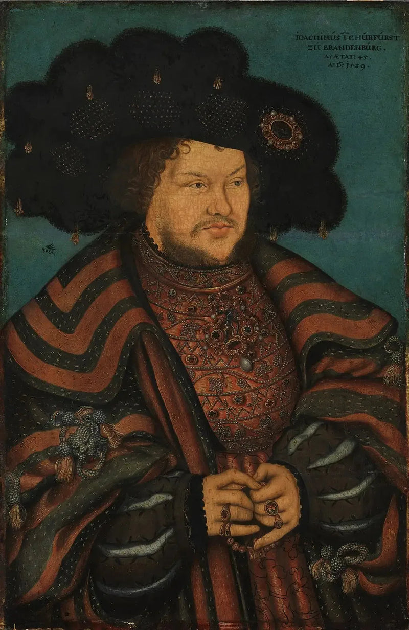 Portrett av Joachim I. Nestor, kurfyrste av Brandenburg - Lucas Cranach den eldre